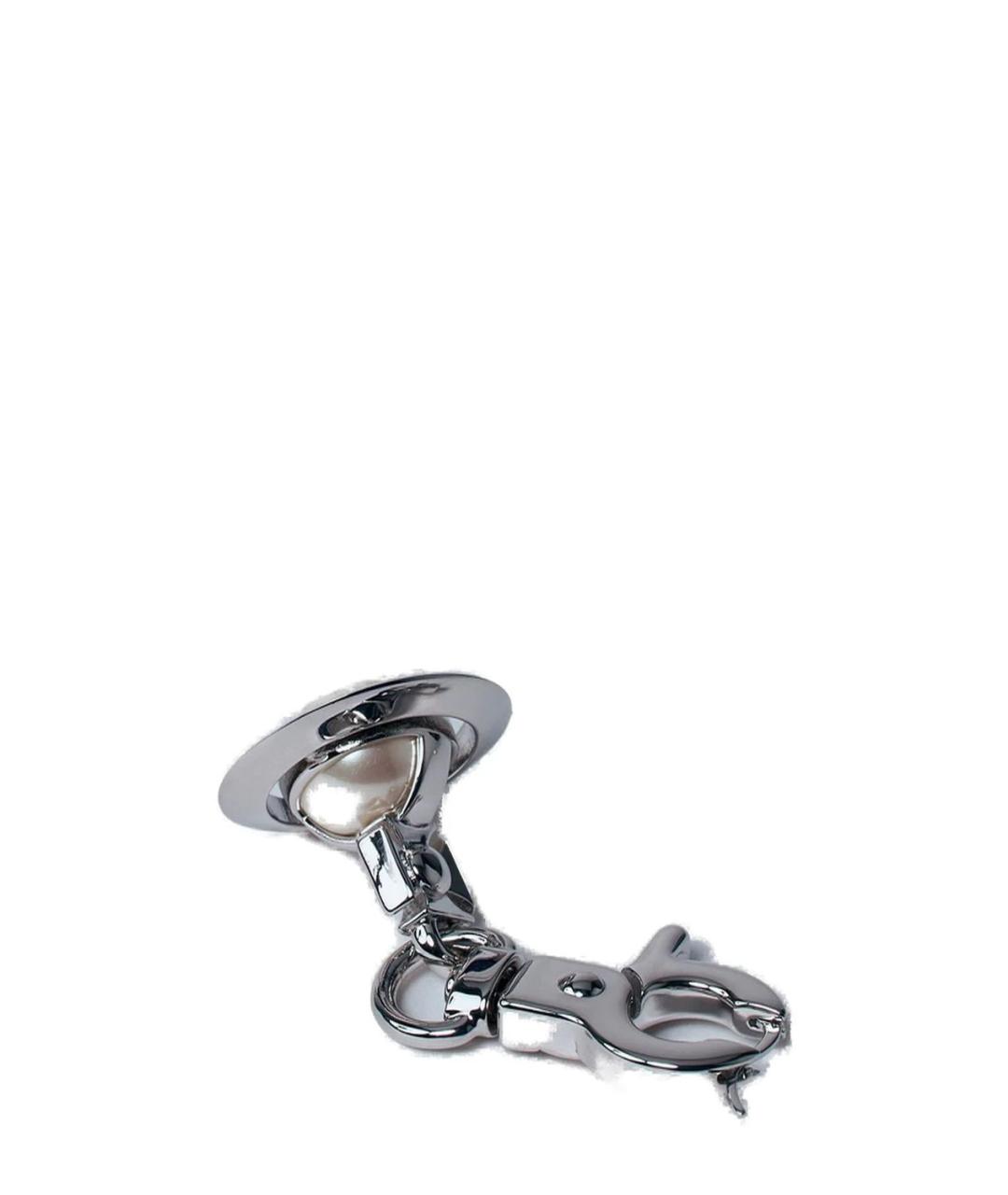 VIVIENNE WESTWOOD Серебряные металлические серьги, фото 2