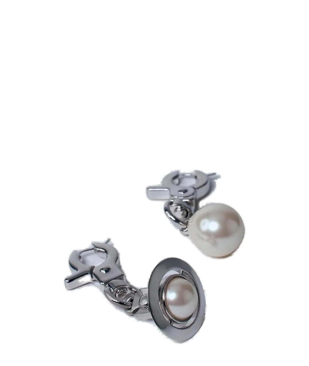 VIVIENNE WESTWOOD Серебряные металлические серьги, фото 3