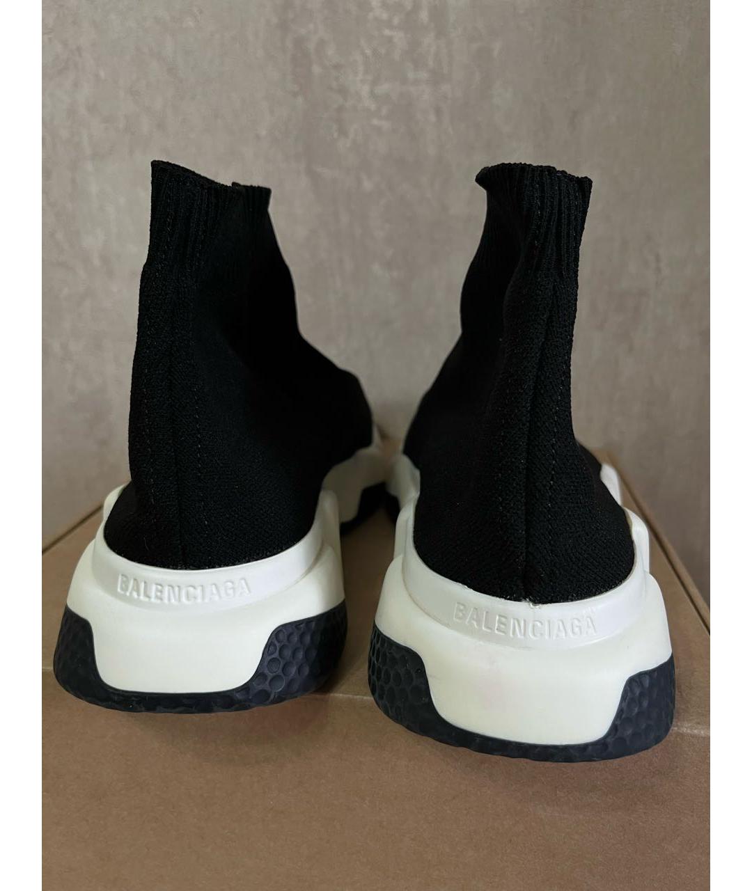 BALENCIAGA Черные синтетические кроссовки, фото 4