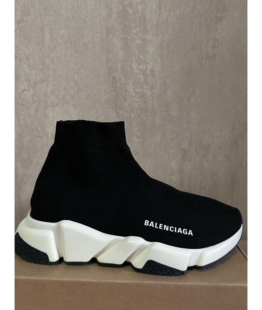 BALENCIAGA Черные синтетические кроссовки, фото 8