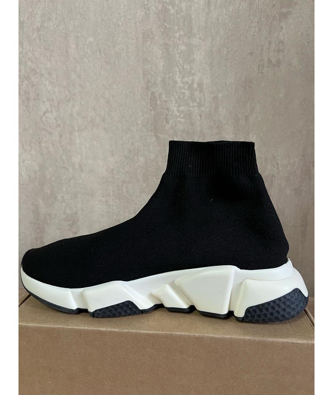 BALENCIAGA Черные синтетические кроссовки, фото 7