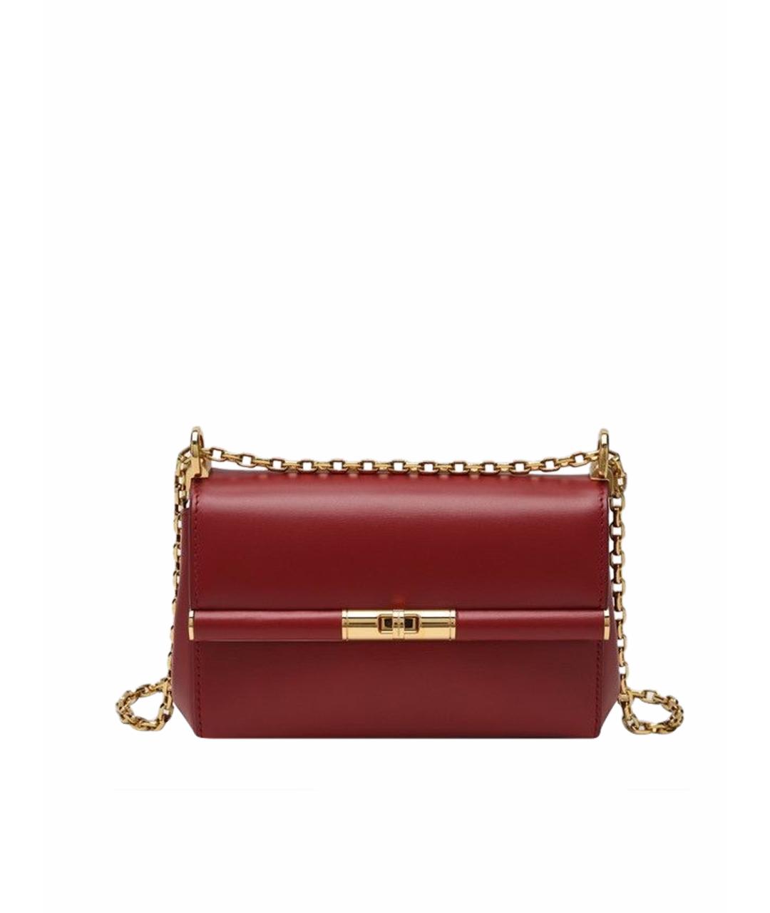 DOLCE&GABBANA Красная кожаная сумка через плечо, фото 1