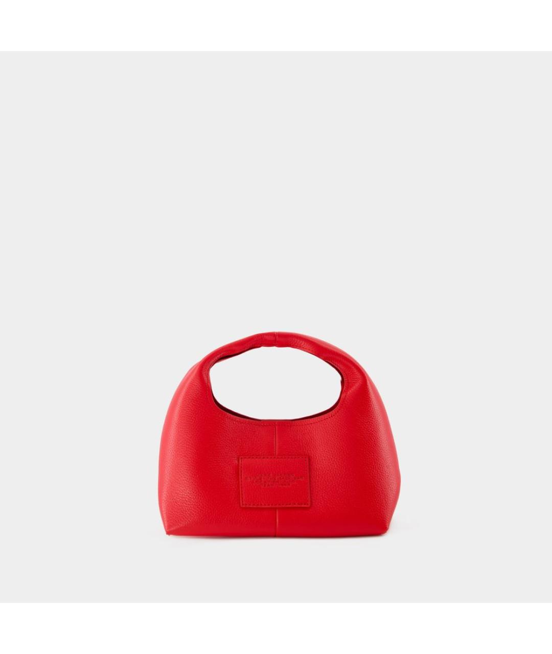 MARC JACOBS Красная кожаная сумка с короткими ручками, фото 3