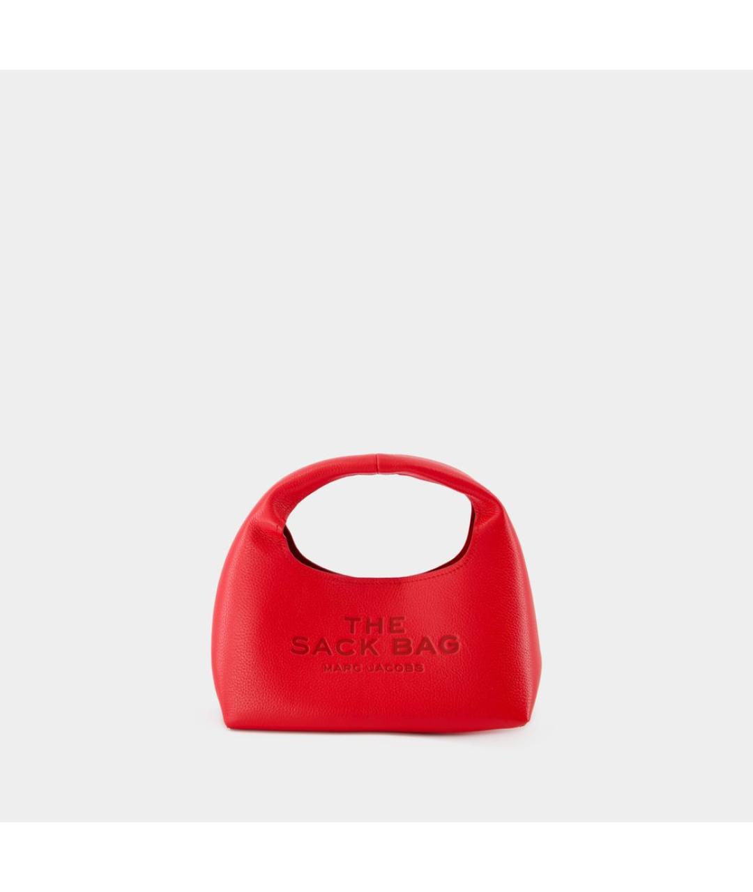 MARC JACOBS Красная кожаная сумка с короткими ручками, фото 5