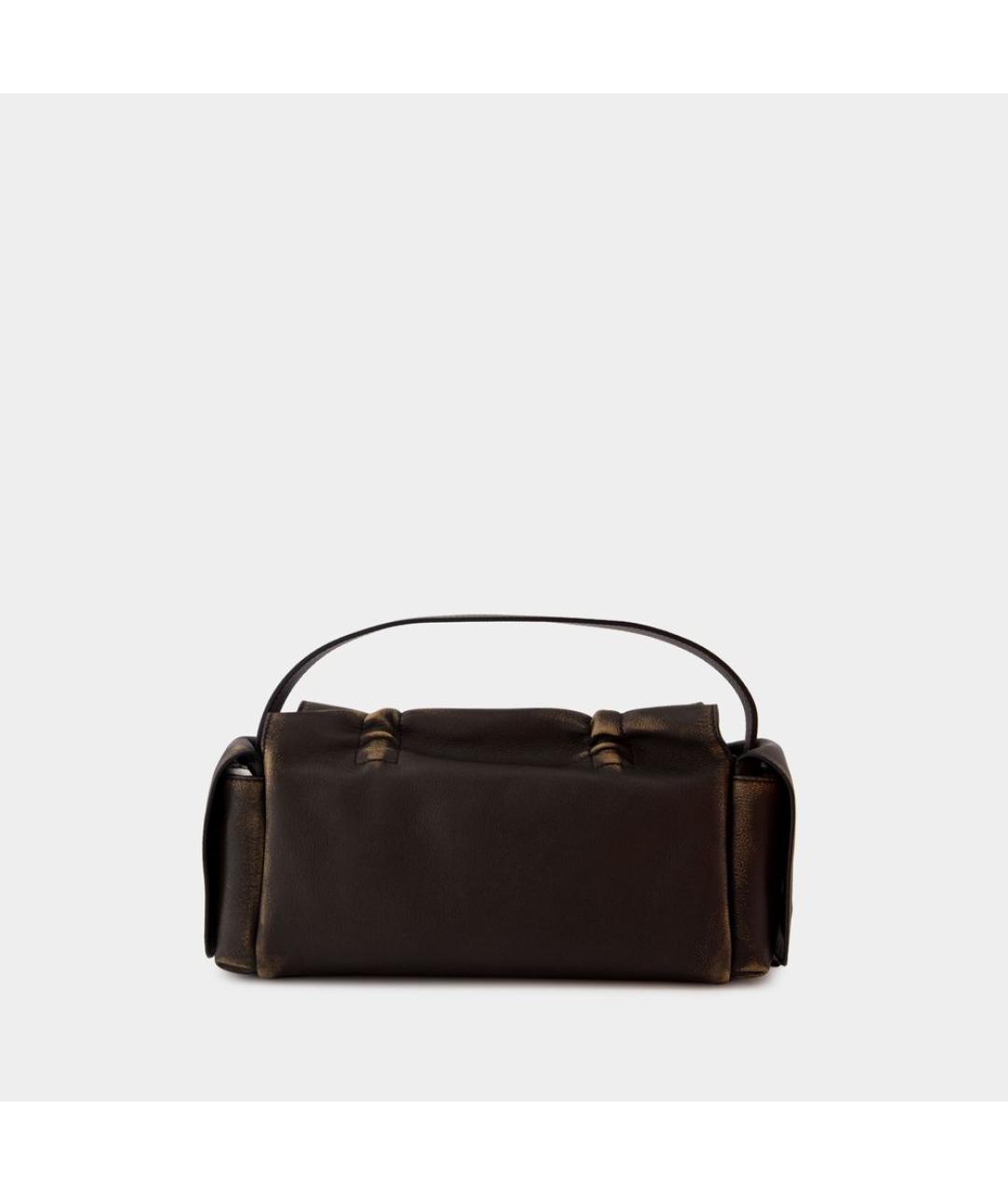 ACNE STUDIOS Коричневая кожаная сумка через плечо, фото 3