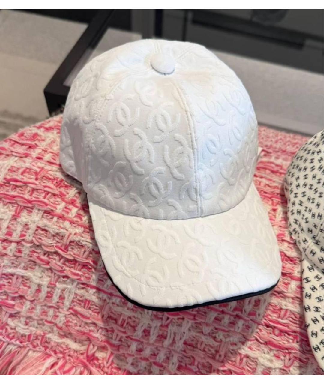 CHANEL Белая кепка, фото 2
