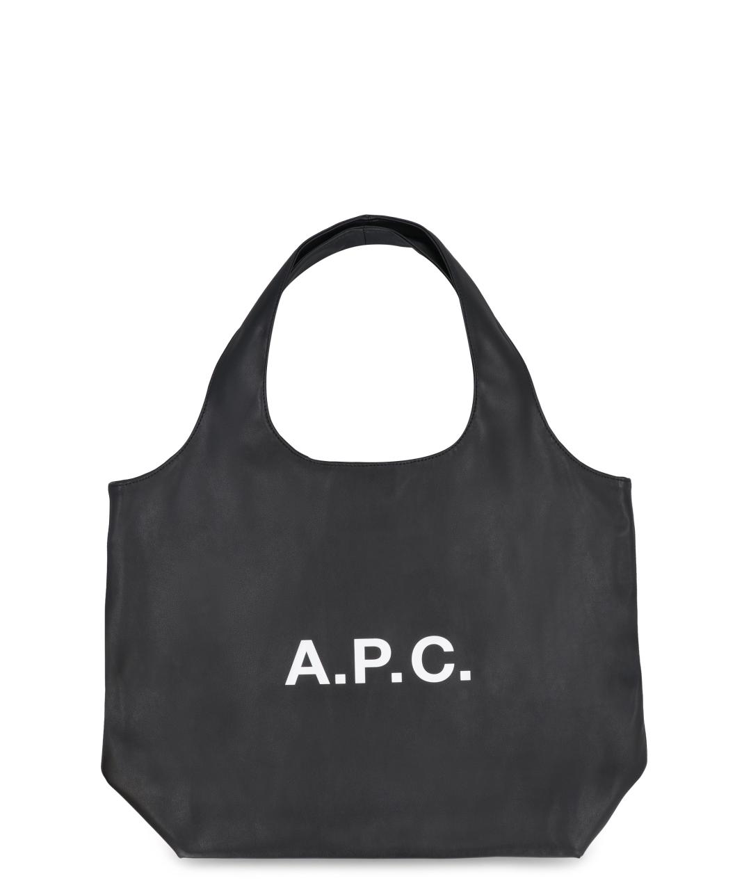 A.P.C. Черная сумка тоут, фото 1