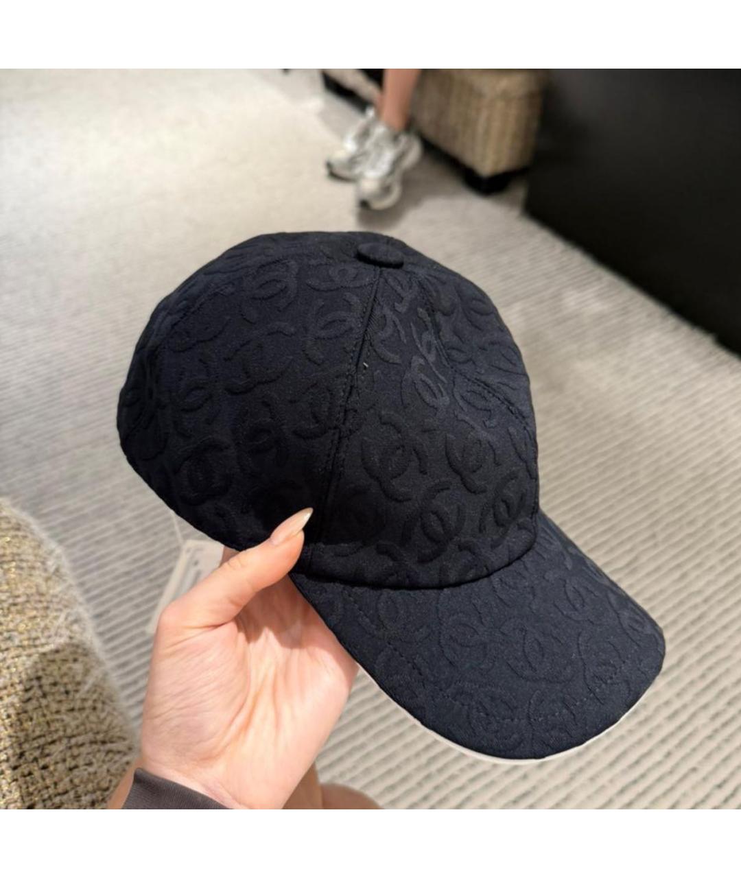 CHANEL Черная кепка, фото 3