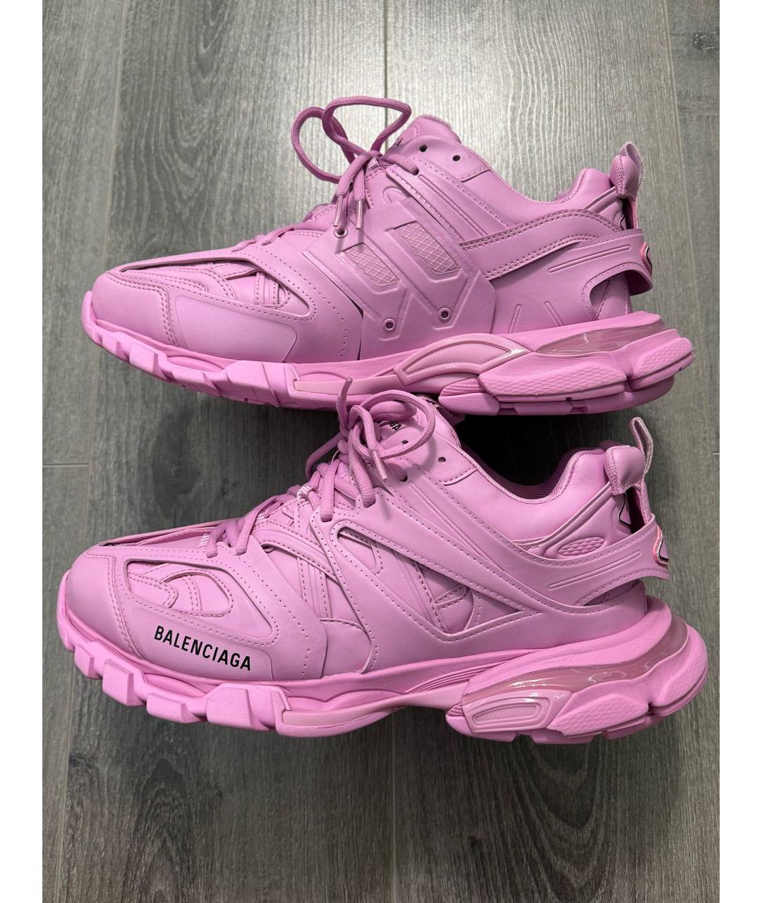 BALENCIAGA Розовые высокие кроссовки / кеды, фото 9