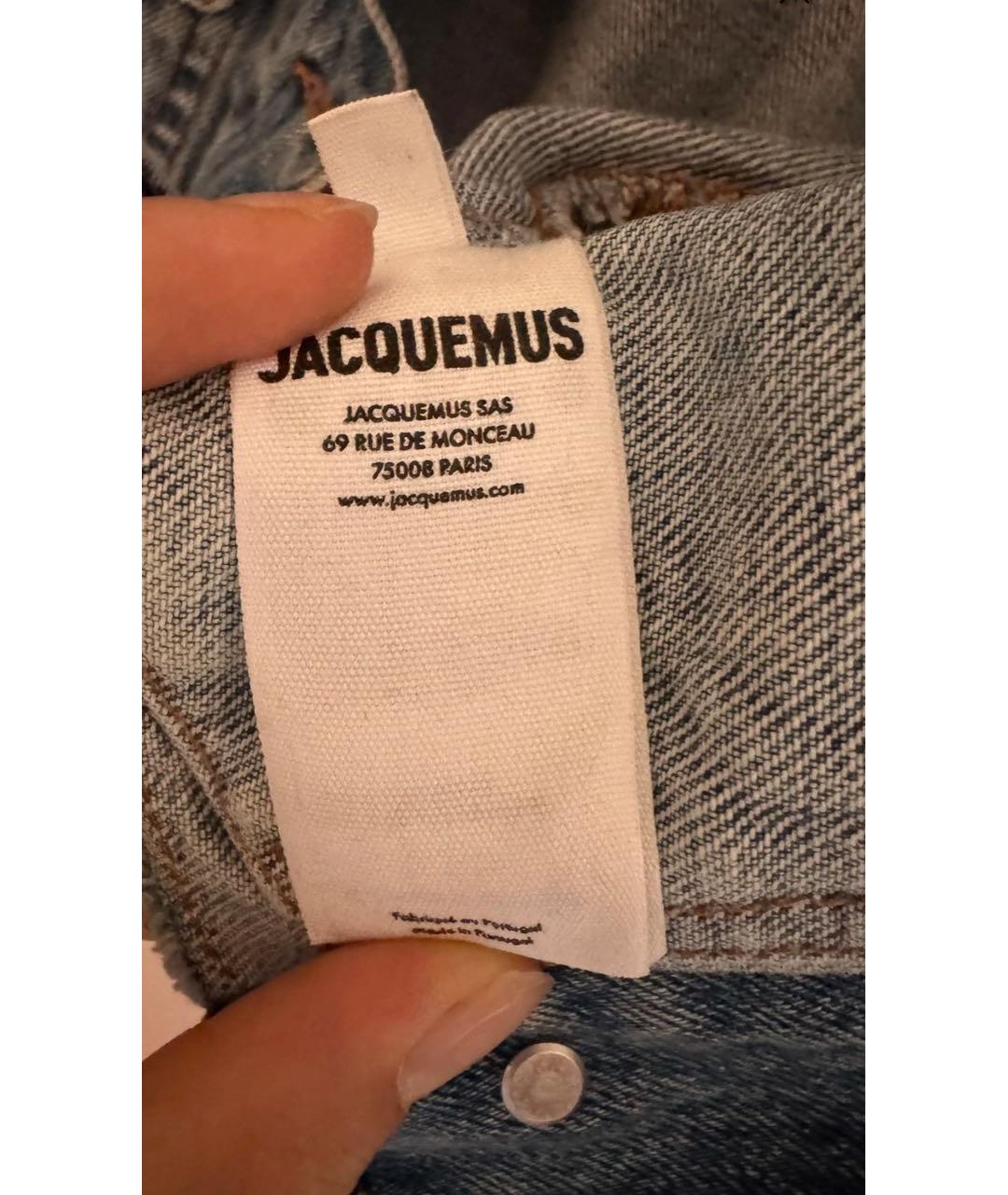 JACQUEMUS Синяя хлопковая куртка, фото 7