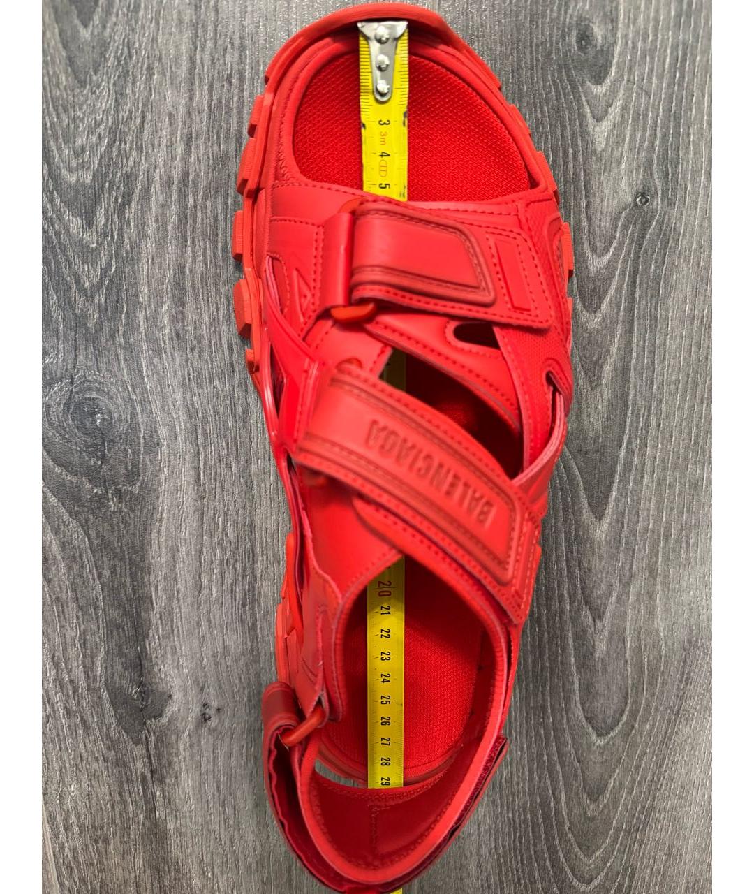 BALENCIAGA Красные сандалии, фото 8