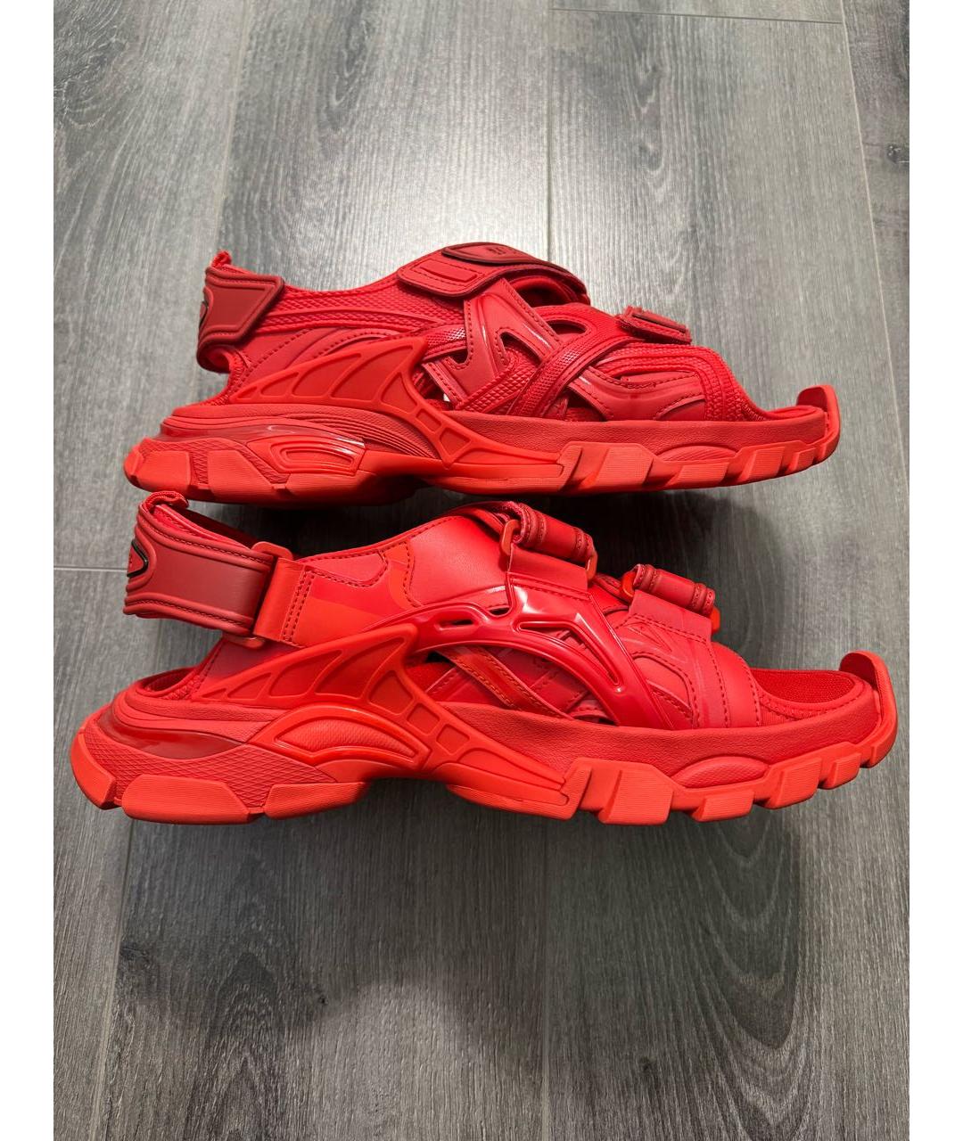 BALENCIAGA Красные сандалии, фото 5