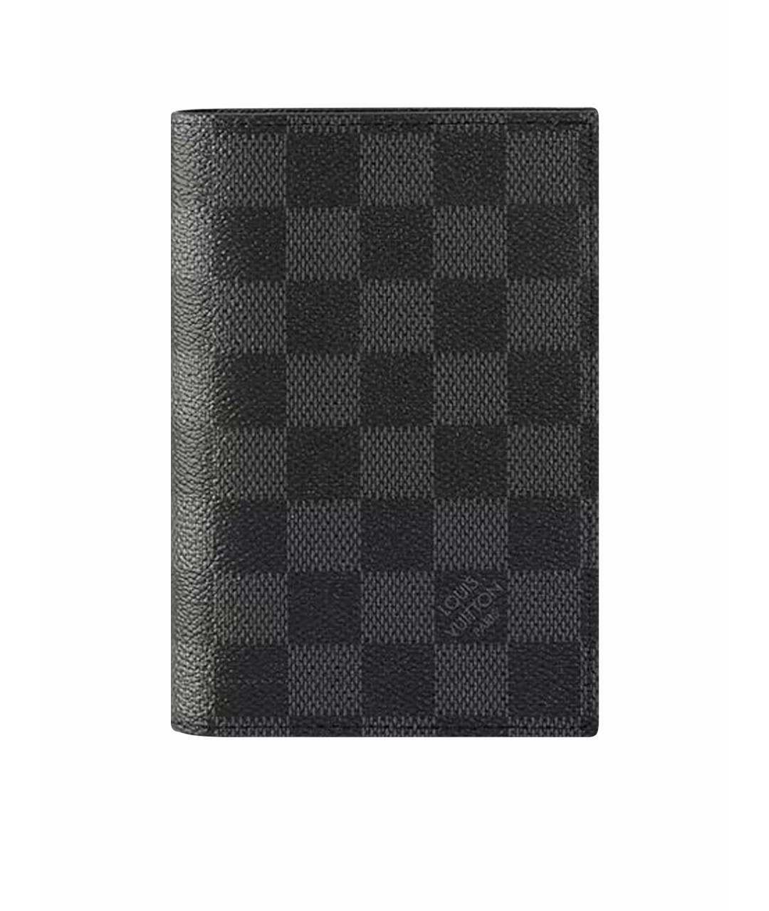 LOUIS VUITTON Черная визитница, фото 1
