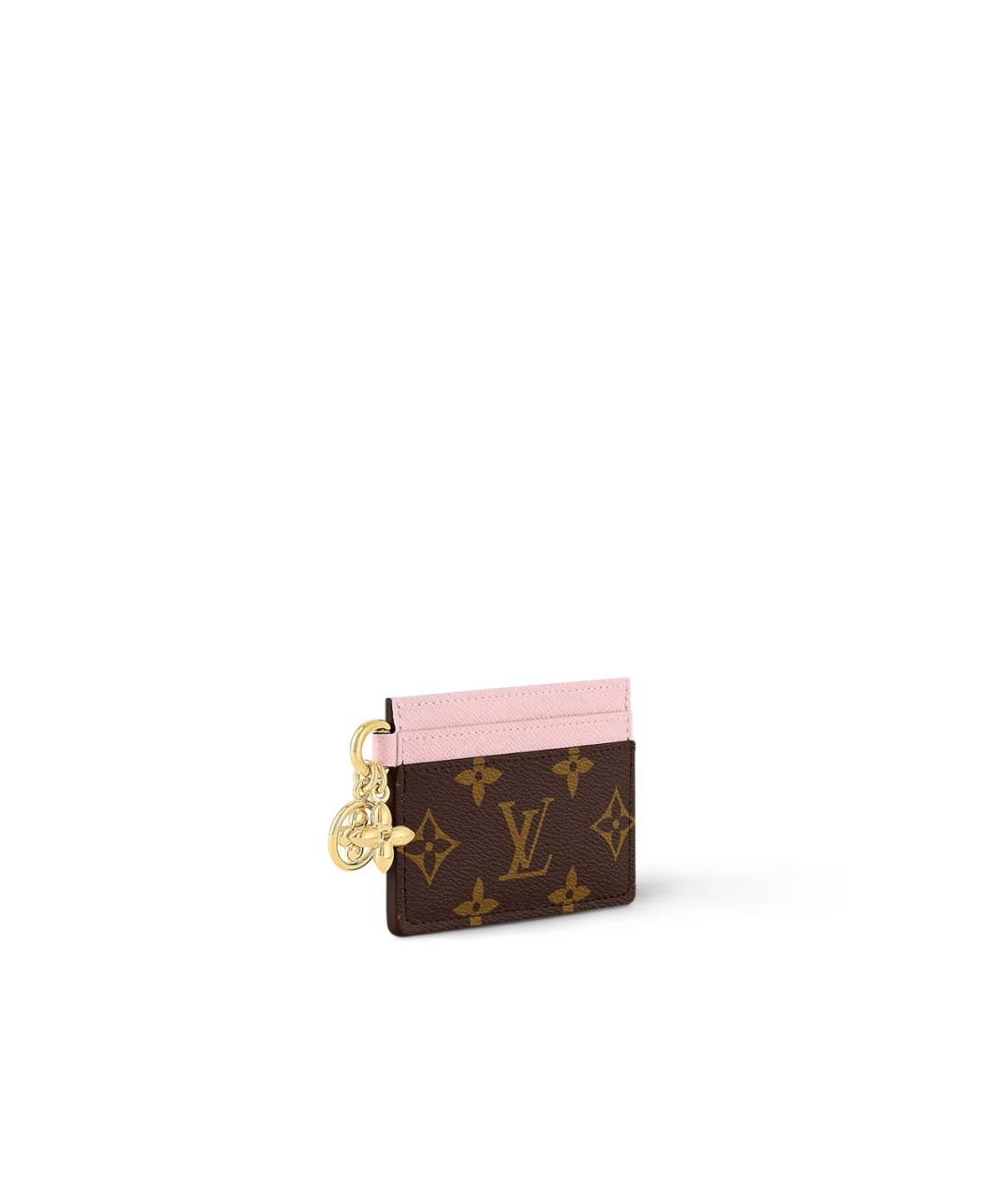 LOUIS VUITTON Коричневый кардхолдер, фото 2