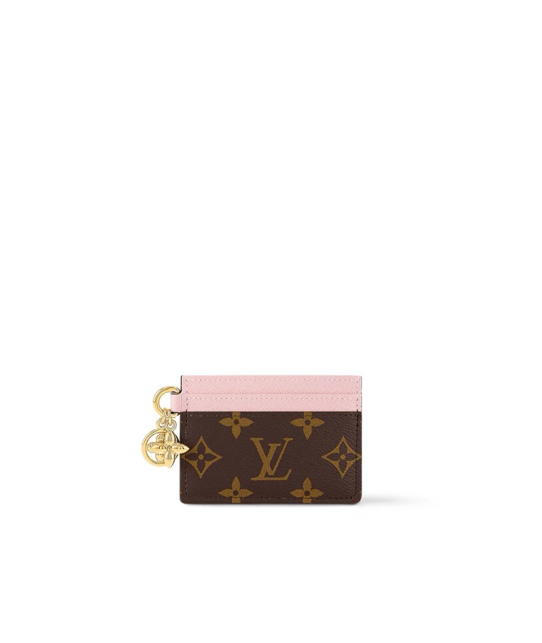 LOUIS VUITTON Коричневый кардхолдер, фото 4