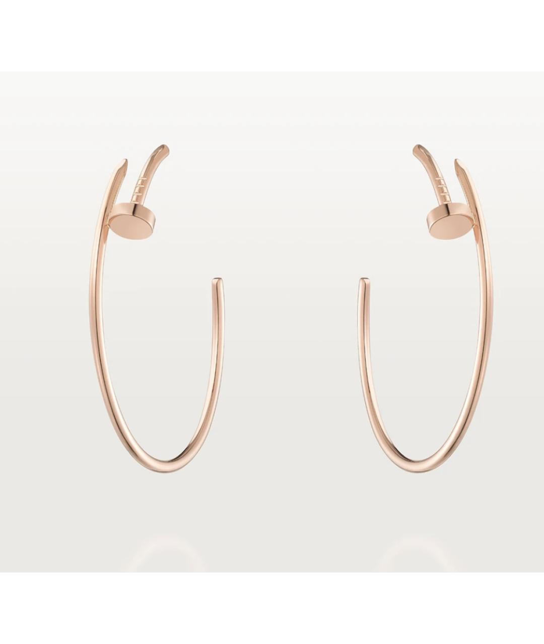 CARTIER Золотые серьги из розового золота, фото 6