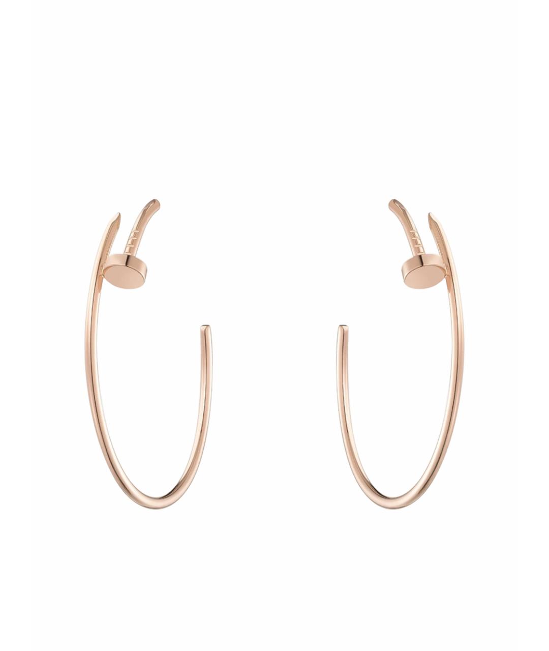 CARTIER Золотые серьги из розового золота, фото 1