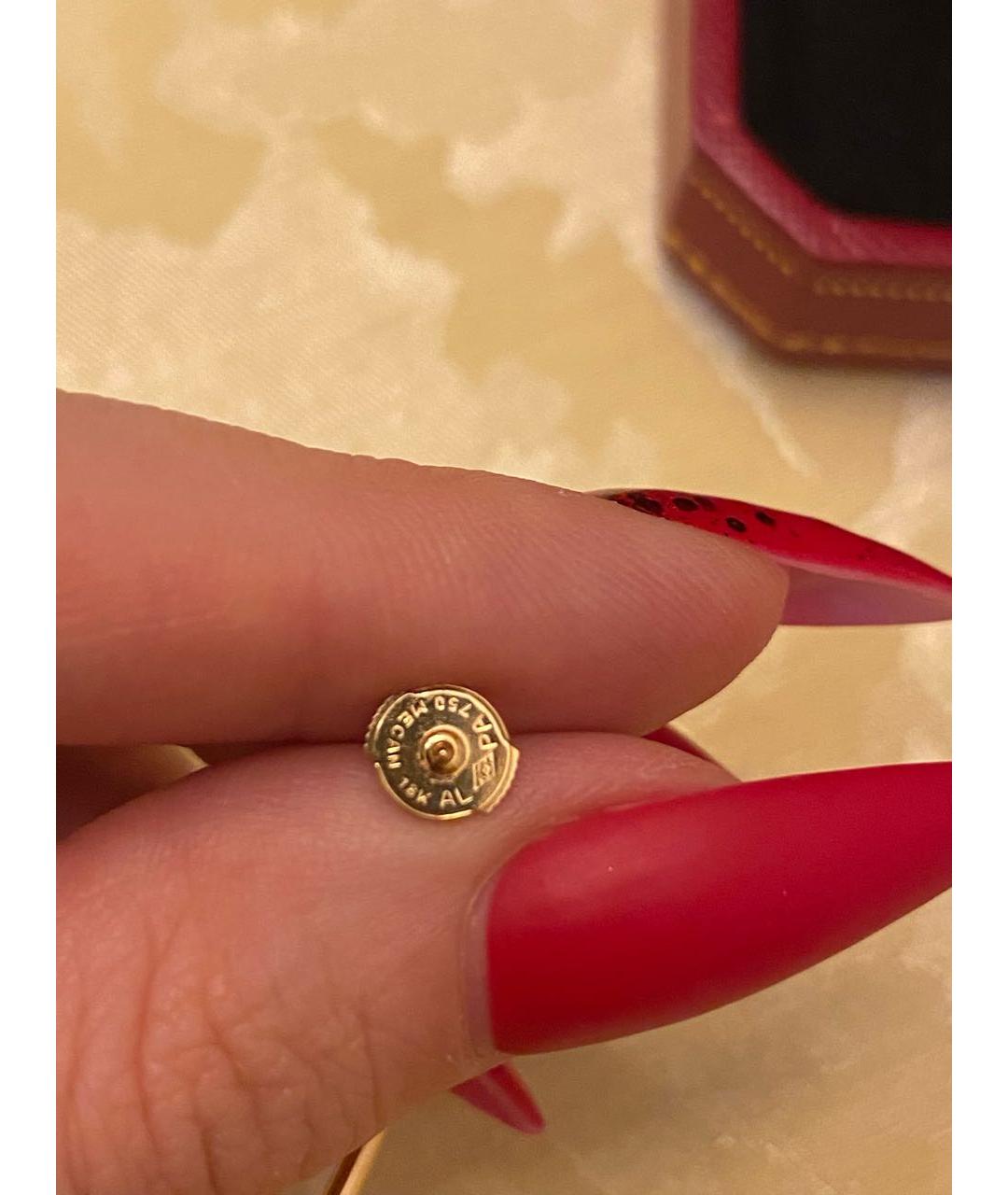 CARTIER Золотые серьги из розового золота, фото 4