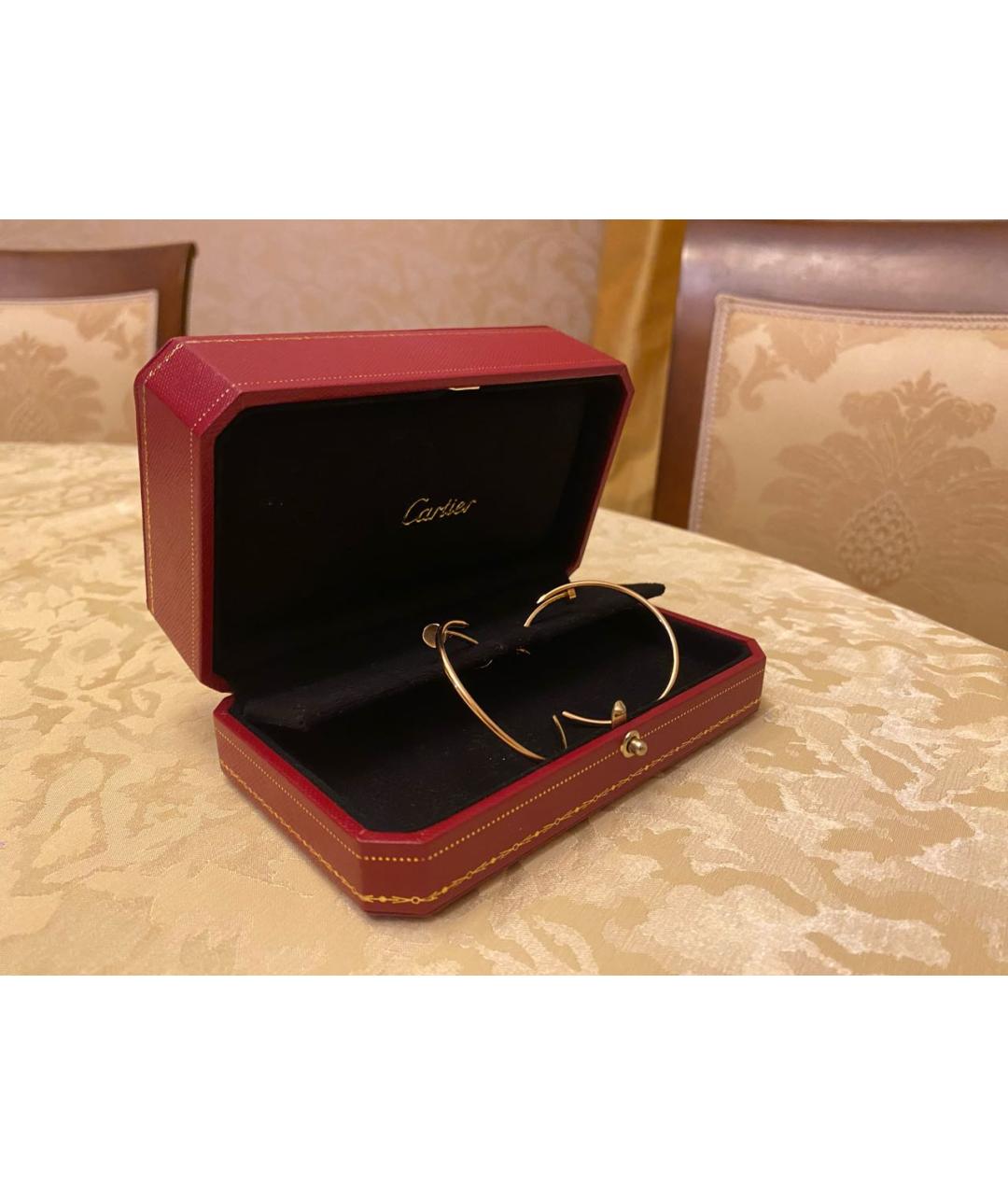 CARTIER Золотые серьги из розового золота, фото 3