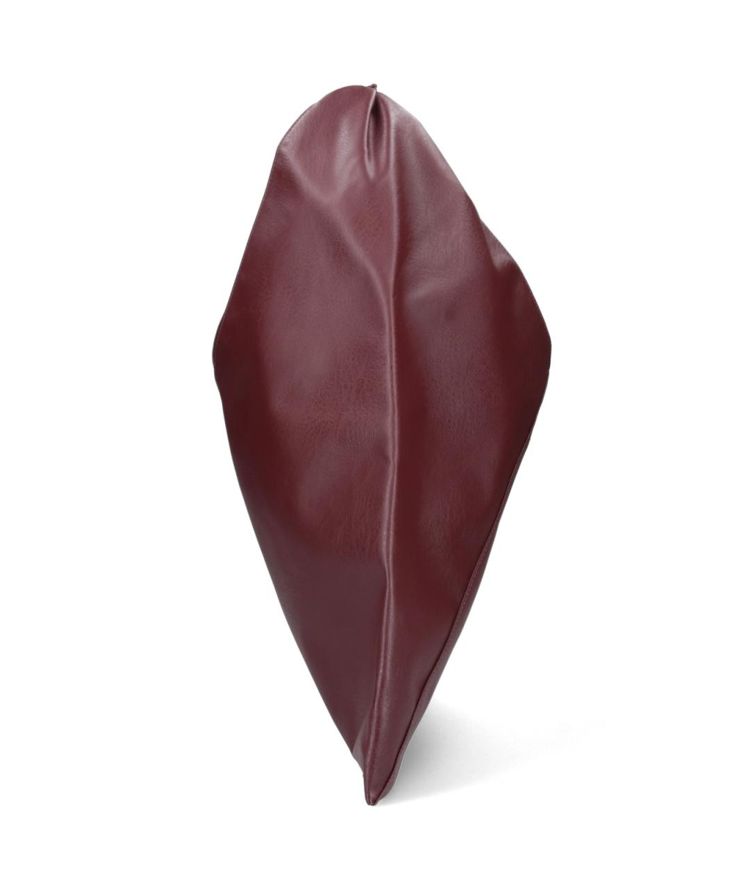 MAISON MARGIELA Бордовая сумка тоут из искусственной кожи, фото 5