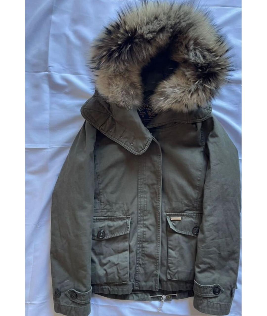 WOOLRICH Хаки куртка, фото 5