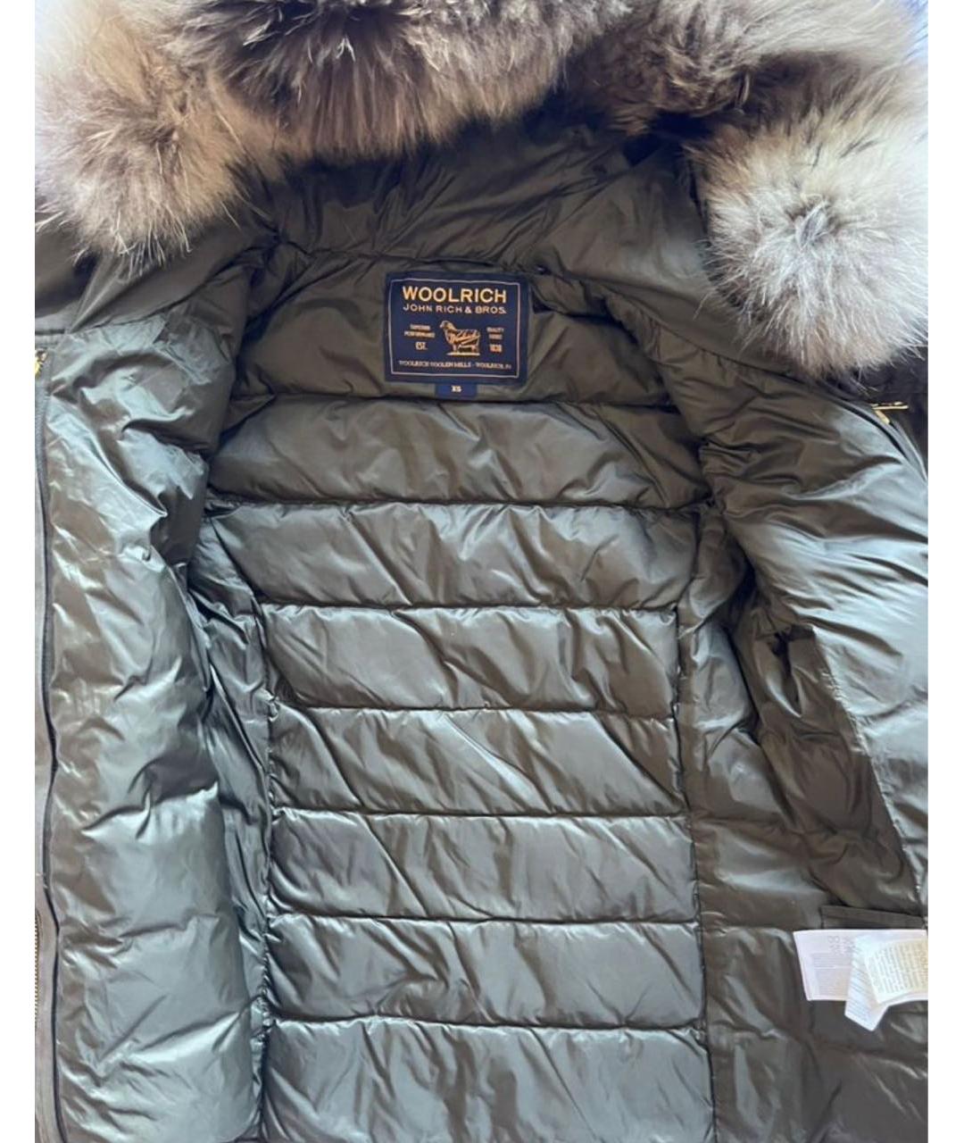 WOOLRICH Хаки куртка, фото 2