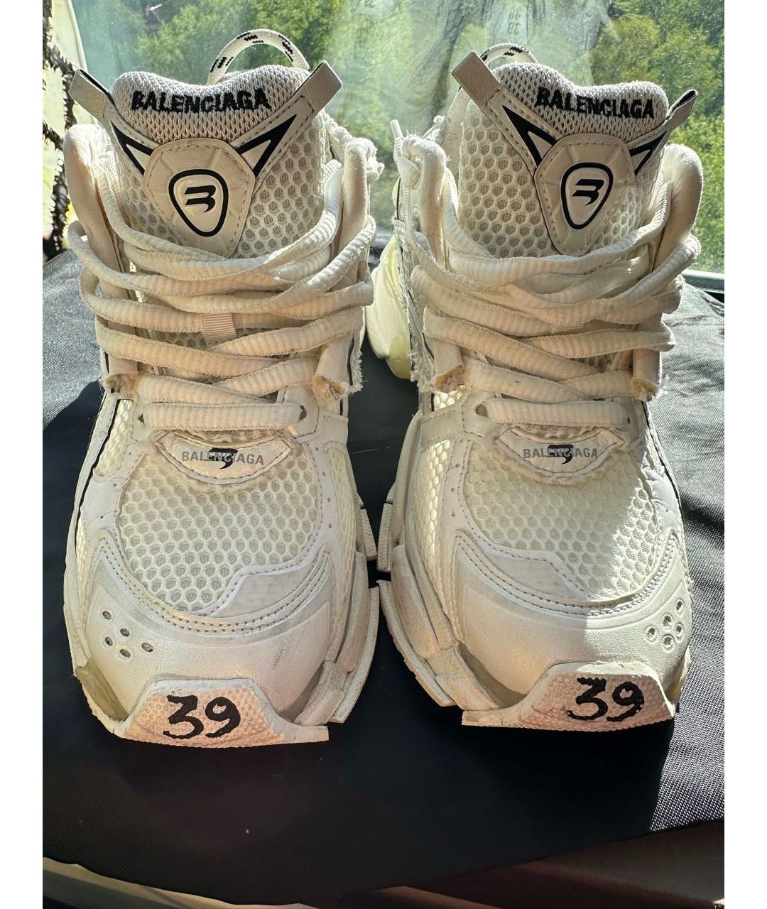 BALENCIAGA Белые кроссовки, фото 2