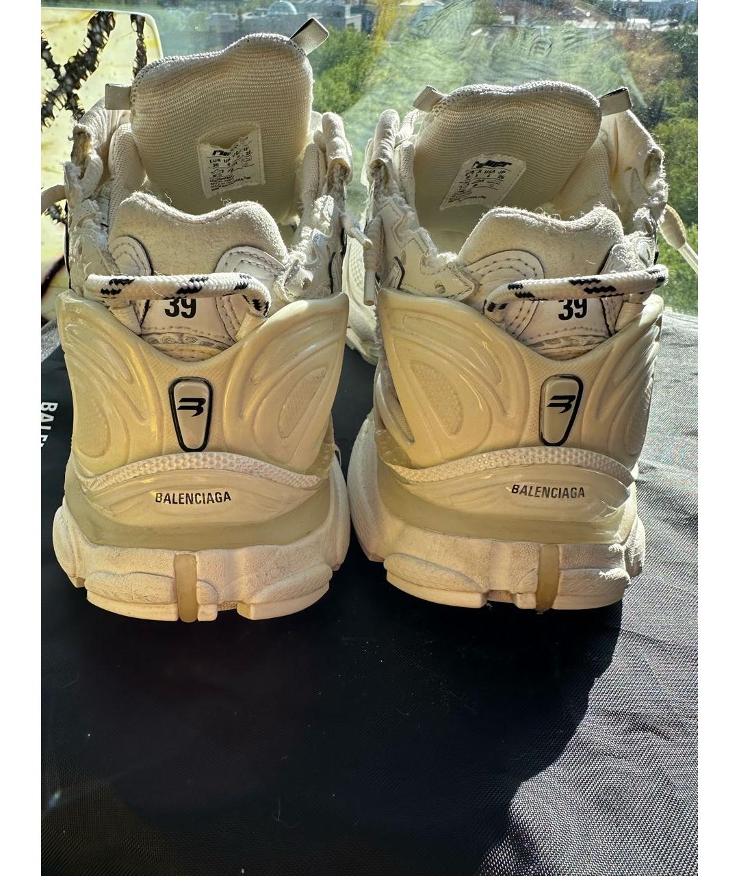 BALENCIAGA Белые кроссовки, фото 4