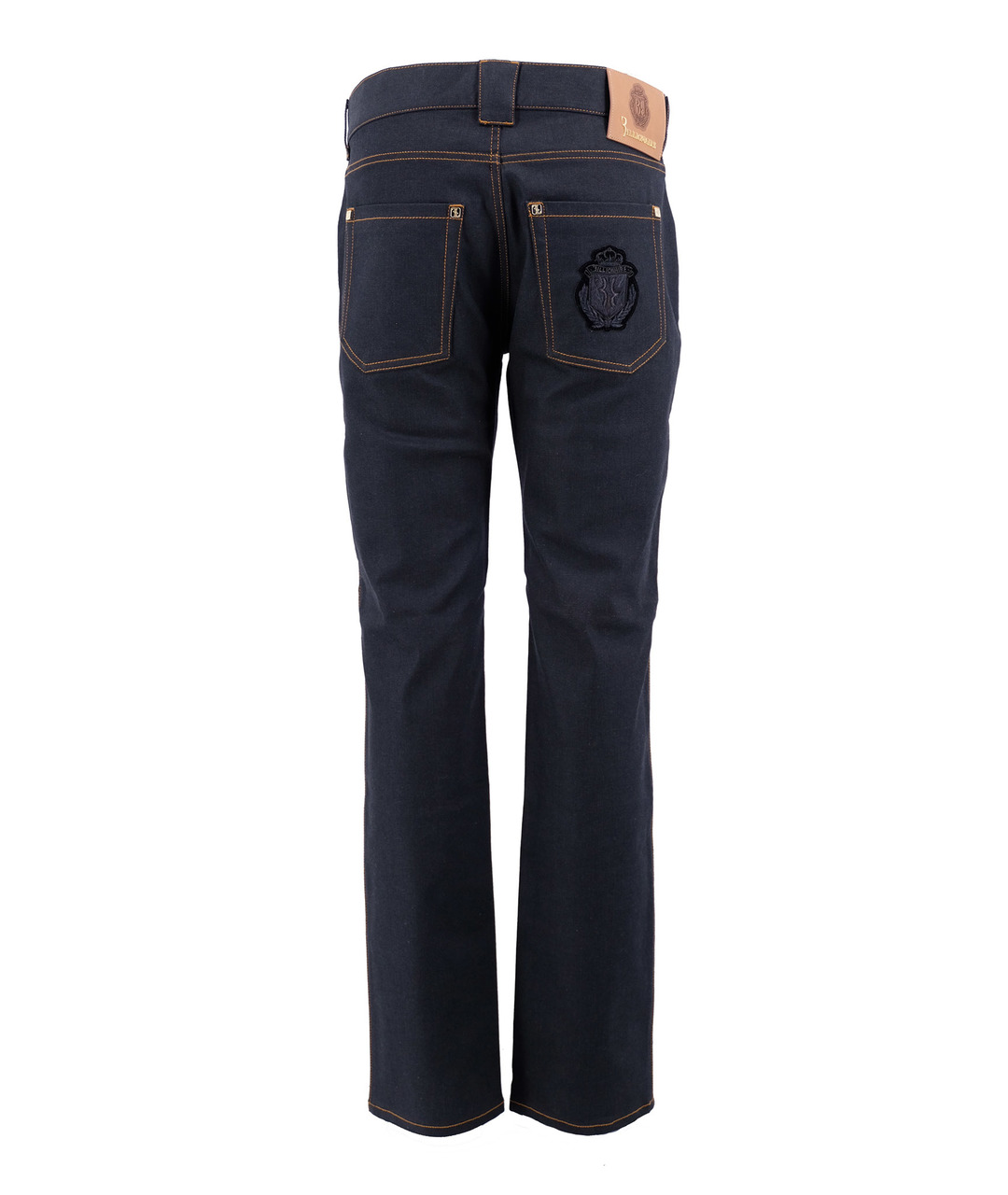 BILLIONAIRE Черные хлопковые прямые джинсы, фото 2