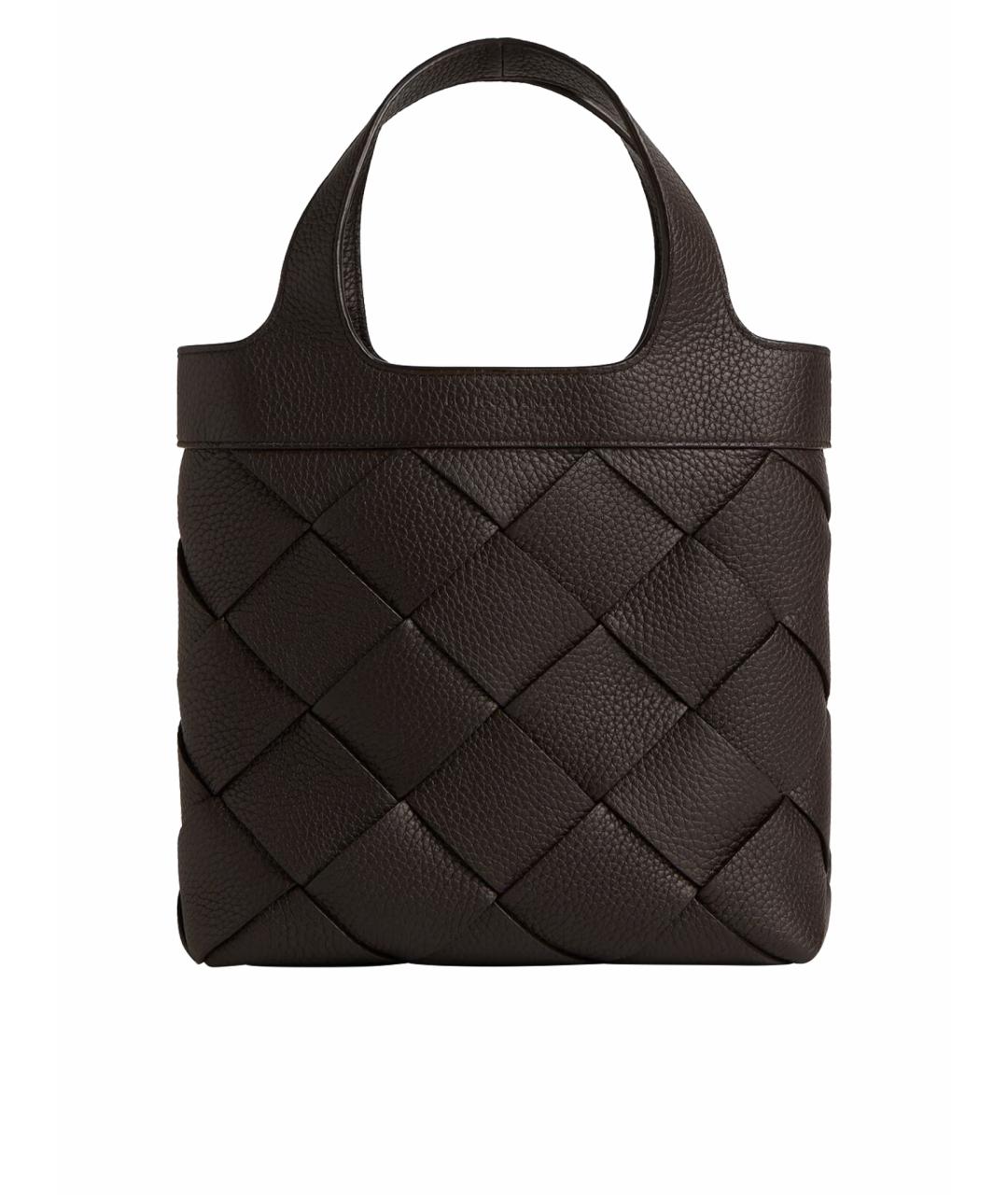 BOTTEGA VENETA Коричневая кожаная сумка тоут, фото 1