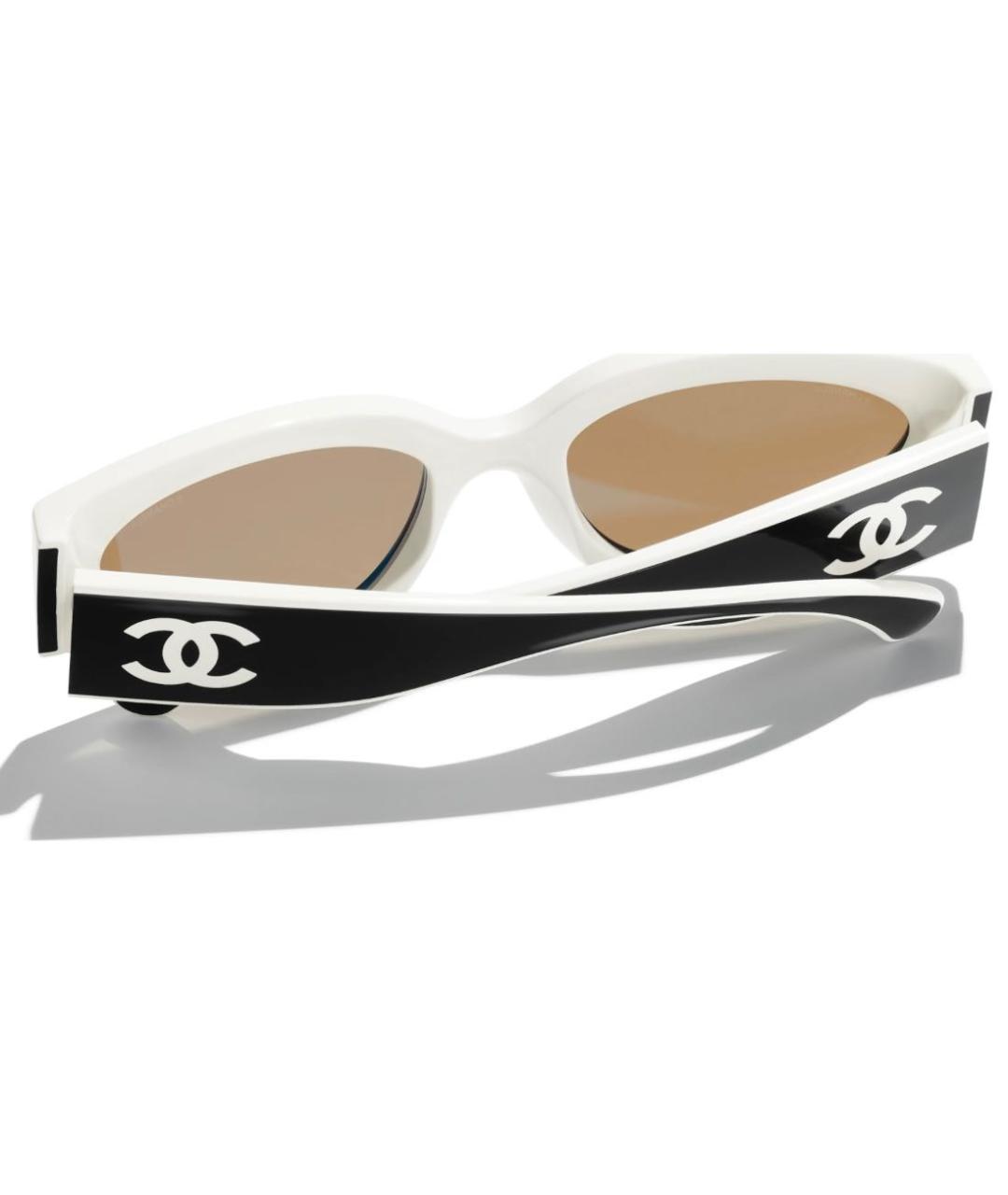 CHANEL Черные пластиковые солнцезащитные очки, фото 4