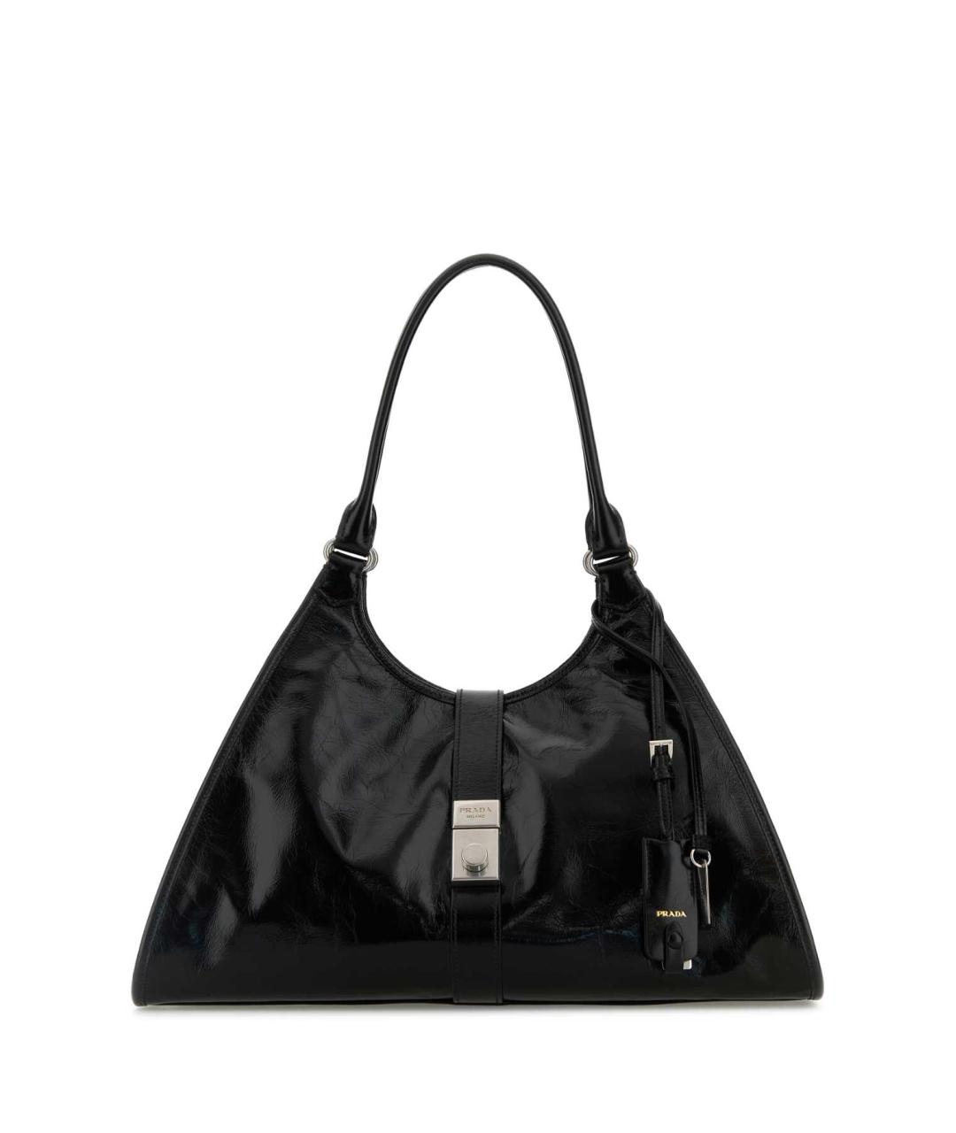 PRADA Черная кожаная сумка тоут, фото 1