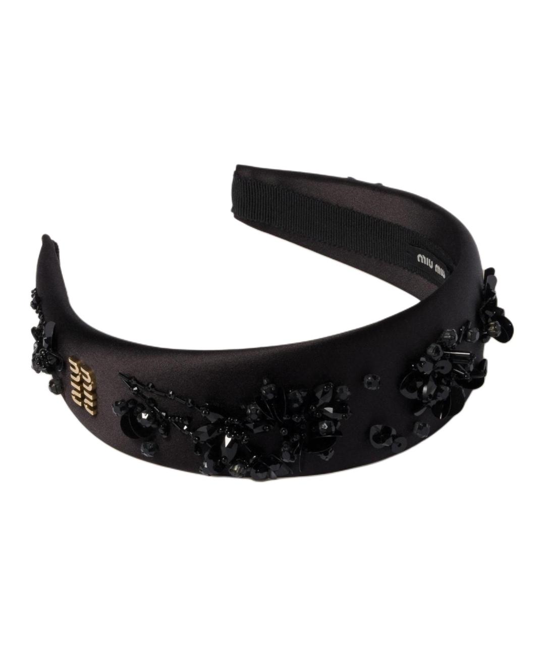 MIU MIU Черный ободок, фото 2