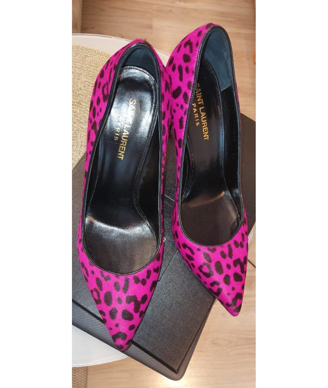 SAINT LAURENT Мульти туфли, фото 6