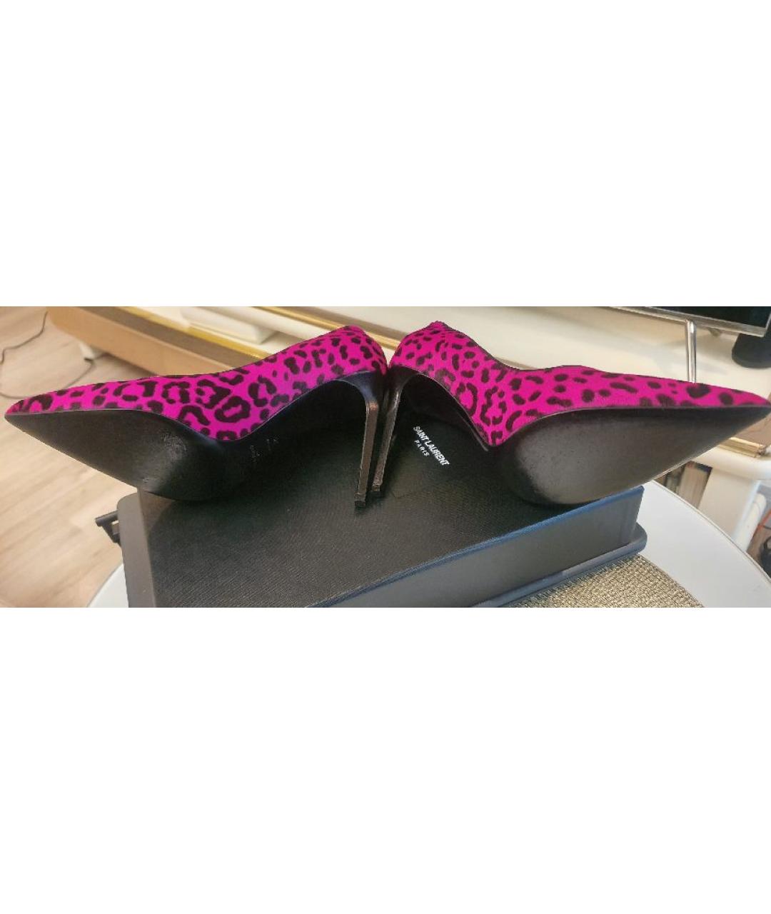 SAINT LAURENT Мульти туфли, фото 8