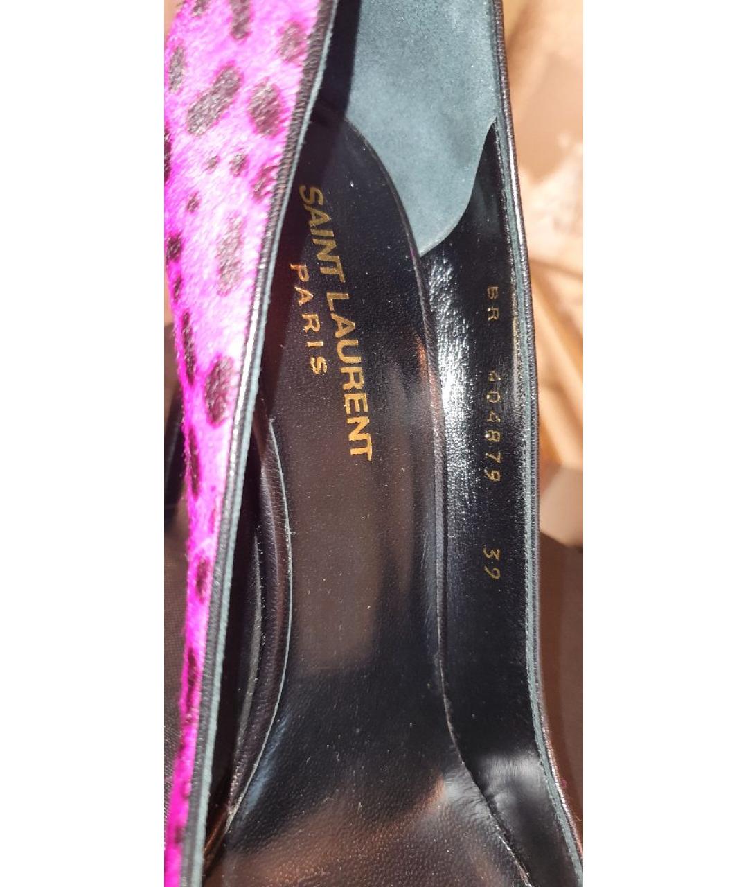 SAINT LAURENT Мульти туфли, фото 5