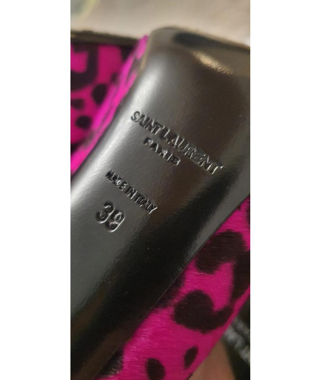SAINT LAURENT Мульти туфли, фото 7