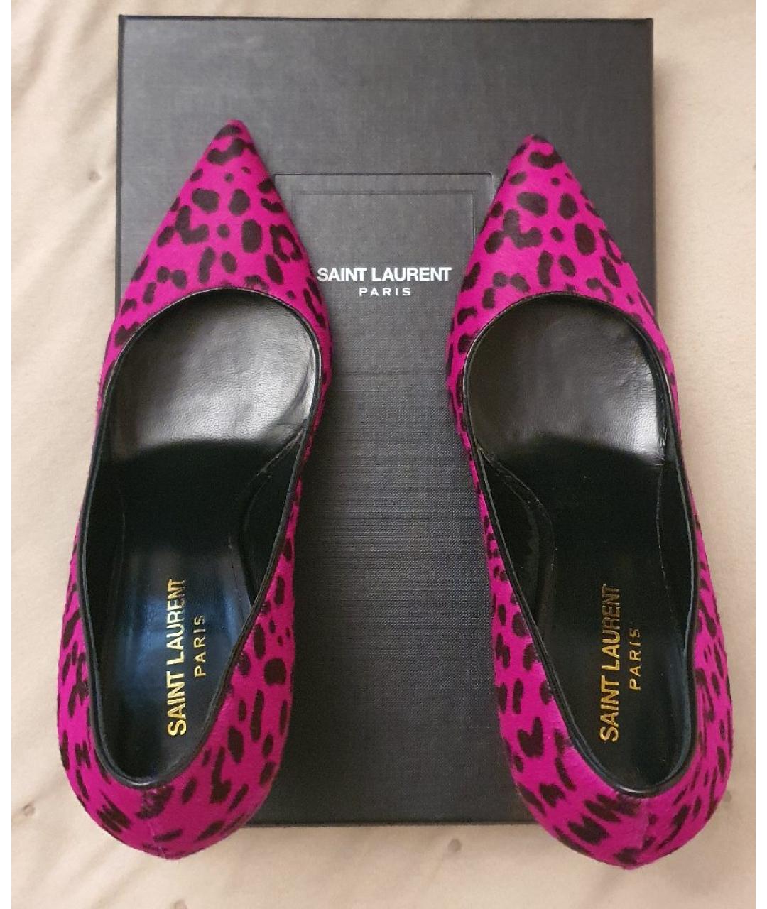 SAINT LAURENT Мульти туфли, фото 3