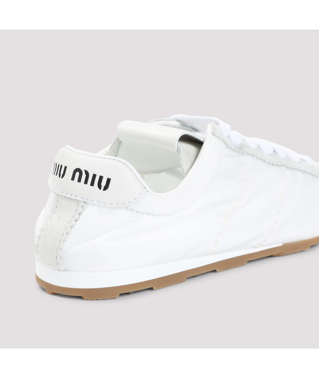 MIU MIU Белые кроссовки, фото 5