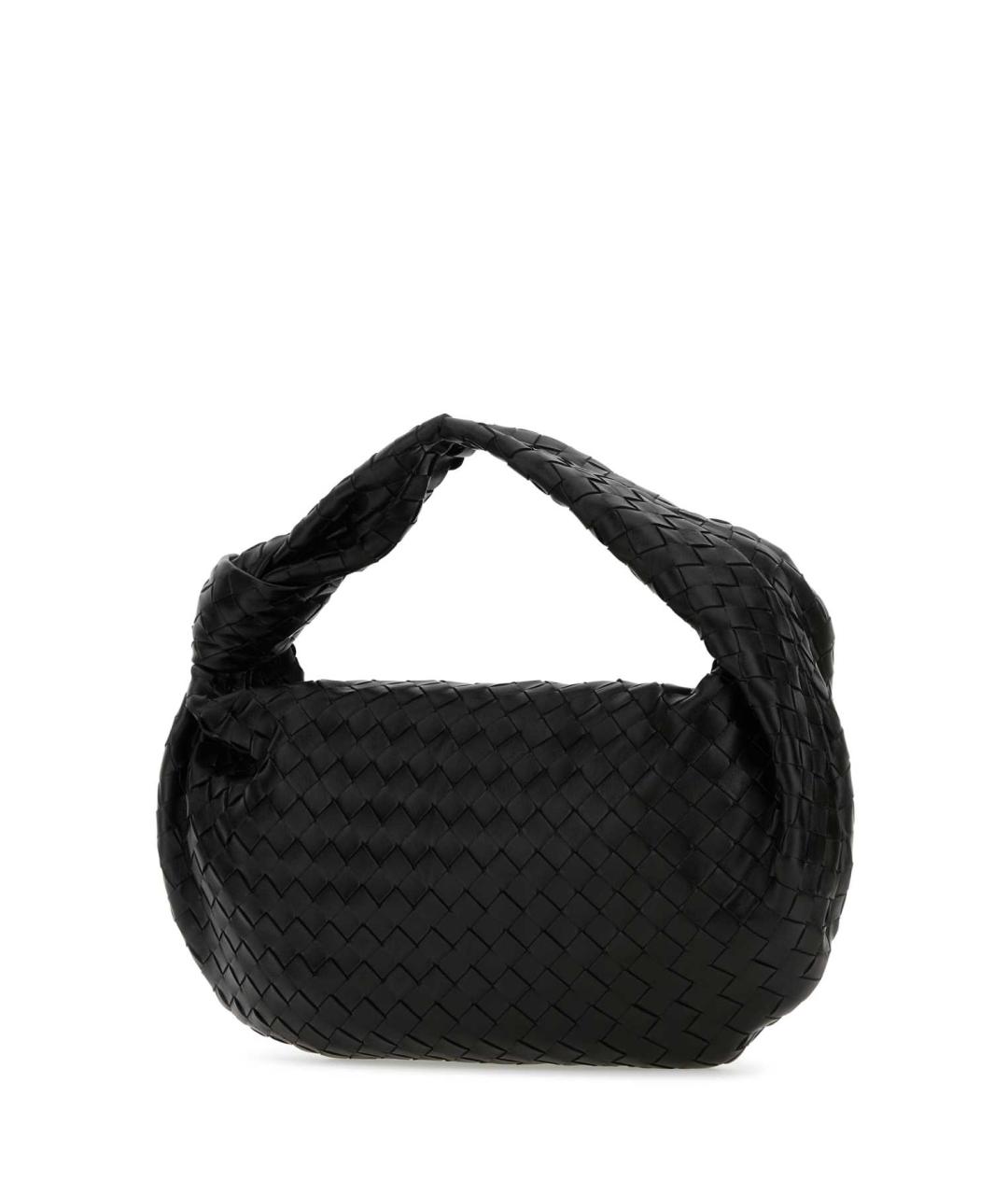BOTTEGA VENETA Черная кожаная сумка через плечо, фото 2