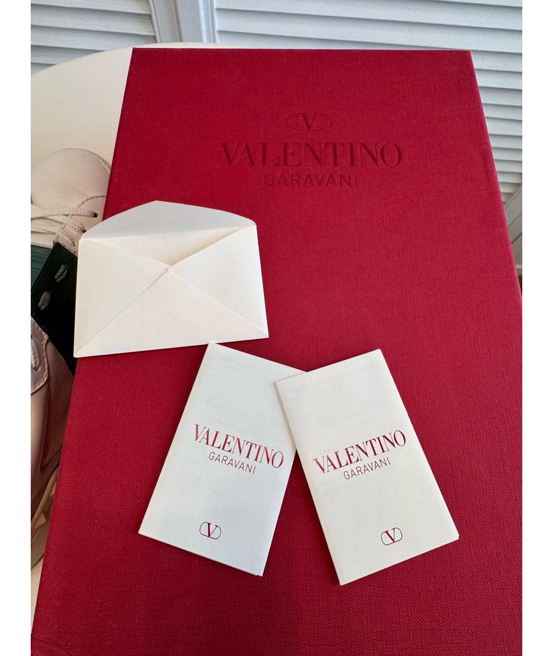VALENTINO Белые кожаные кеды, фото 7