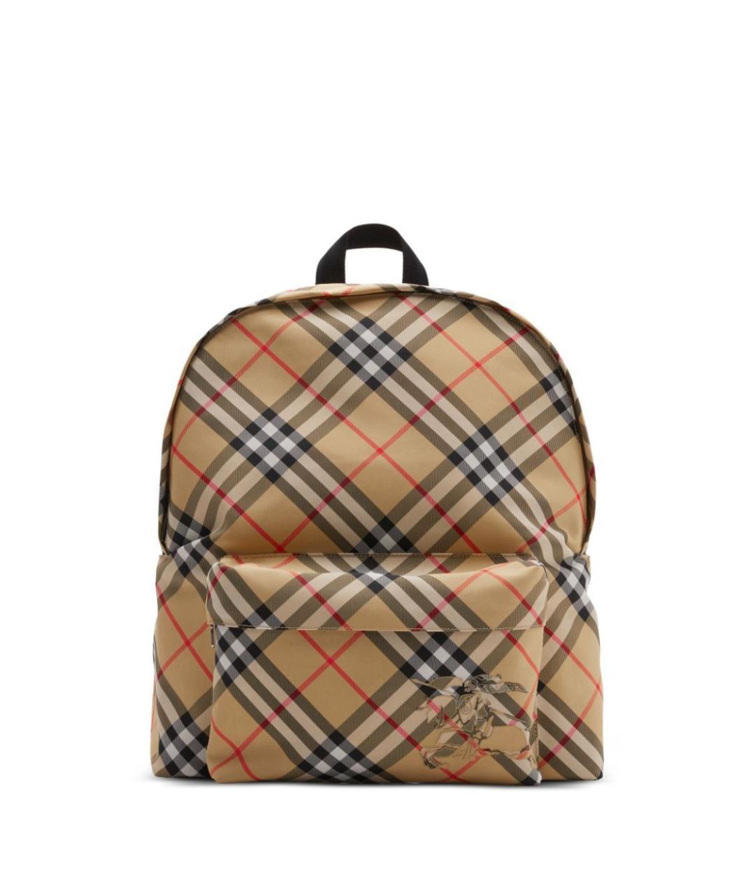 BURBERRY Бежевая синтетическая сумка на плечо, фото 1