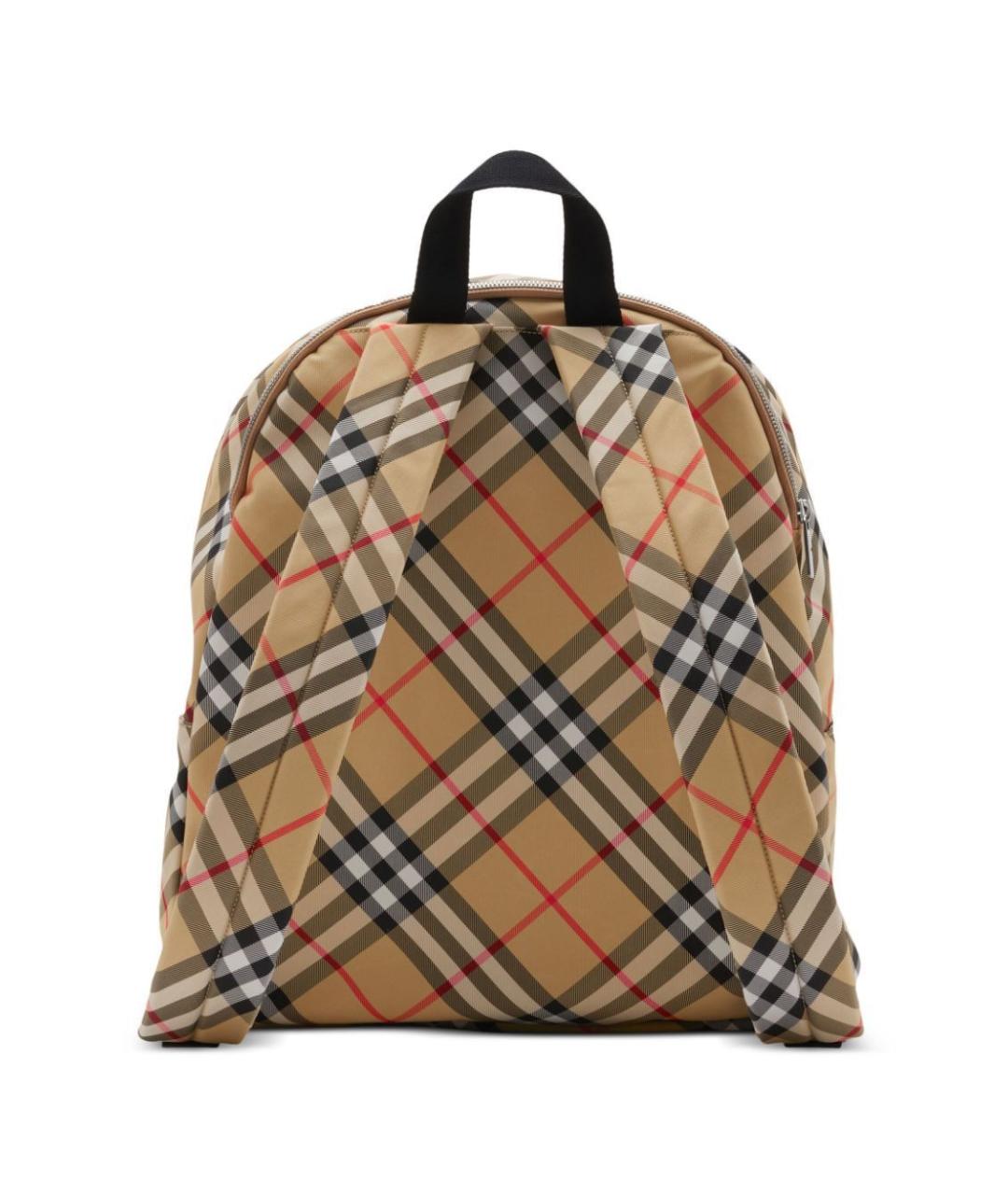 BURBERRY Бежевая синтетическая сумка на плечо, фото 3