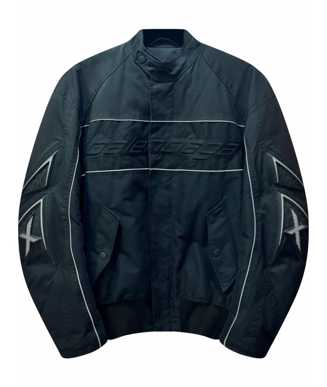 BALENCIAGA Черная полиэстеровая куртка, фото 1