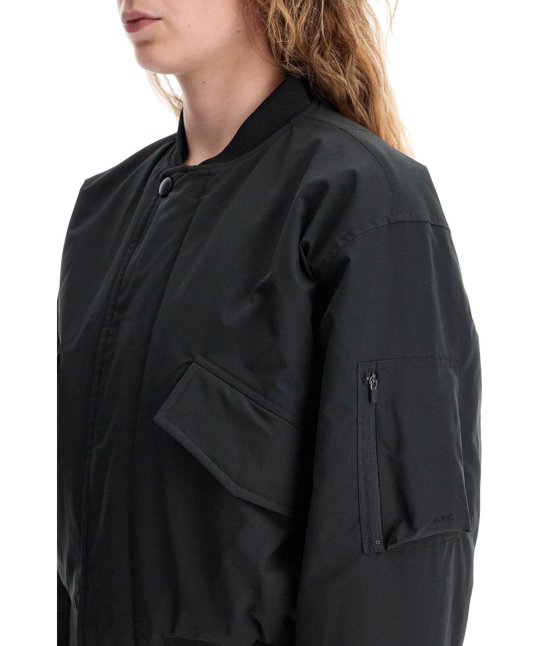 A.P.C. Черная куртка, фото 4