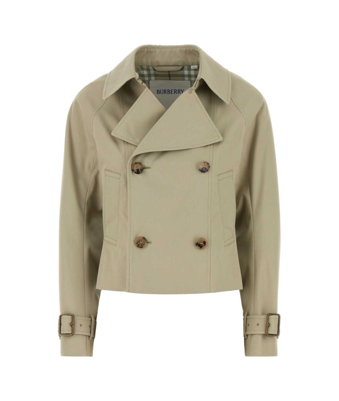 BURBERRY Зеленая полиэстеровая куртка, фото 1