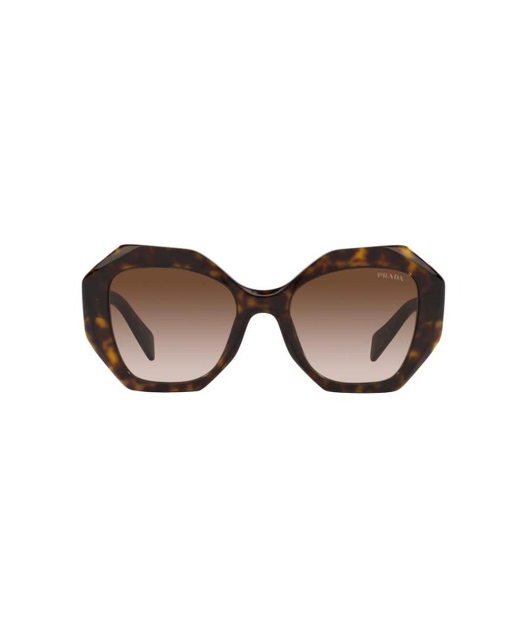 PRADA Коричневые солнцезащитные очки, фото 2