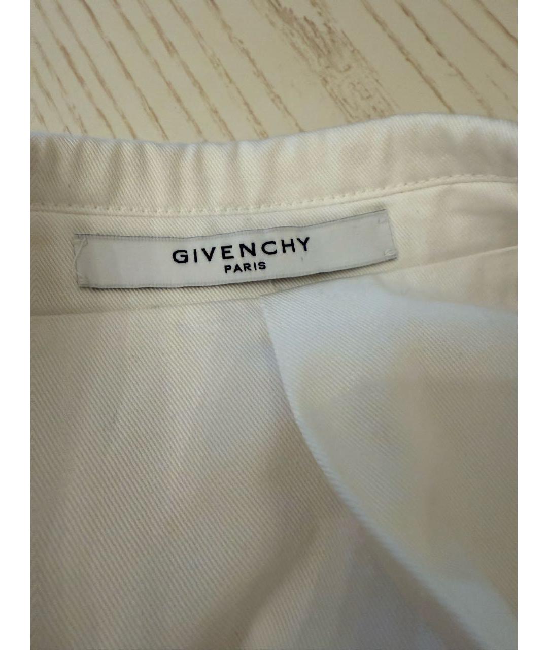 GIVENCHY Белый хлопковый жакет/пиджак, фото 5