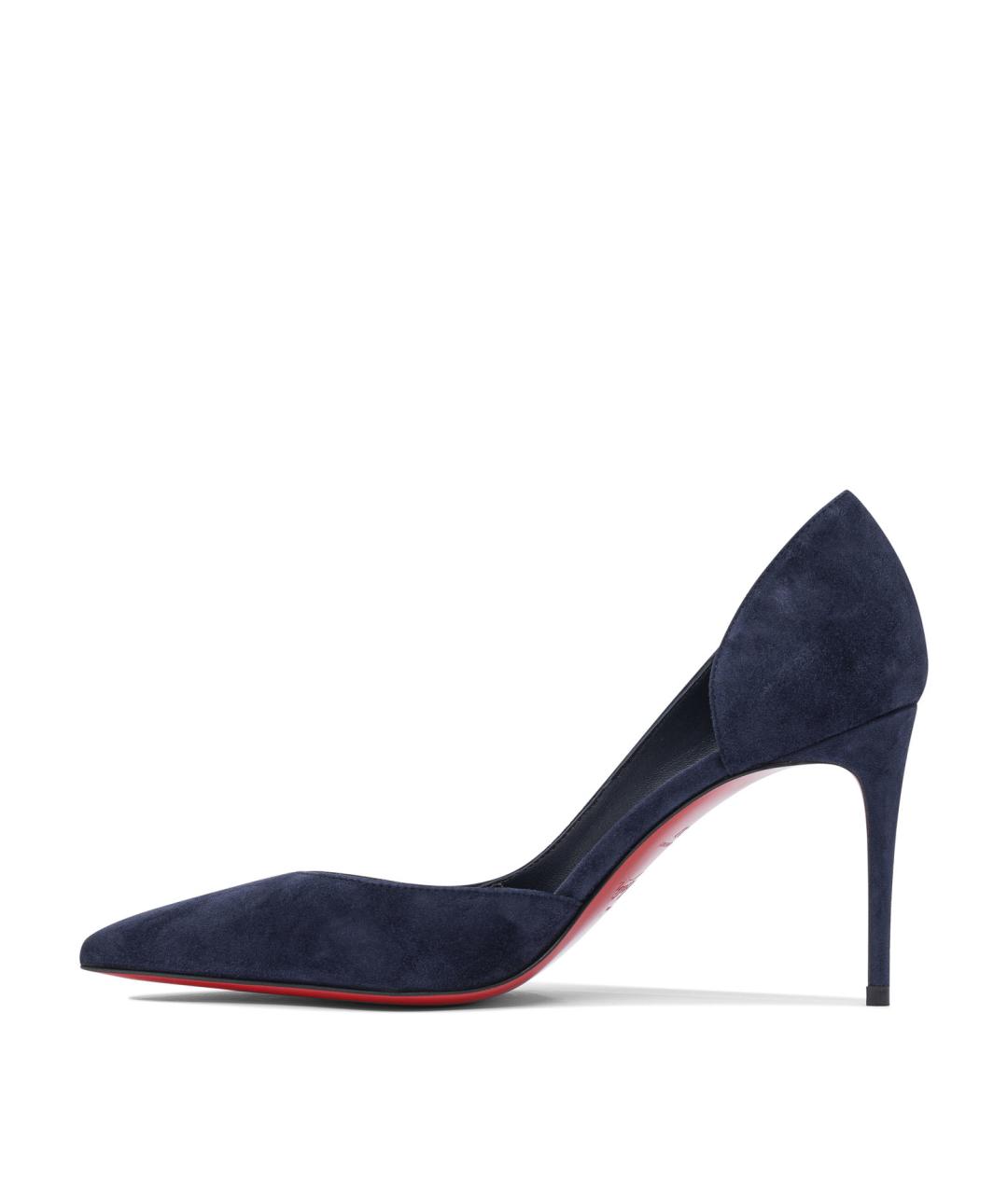 CHRISTIAN LOUBOUTIN Синие кожаные туфли, фото 3