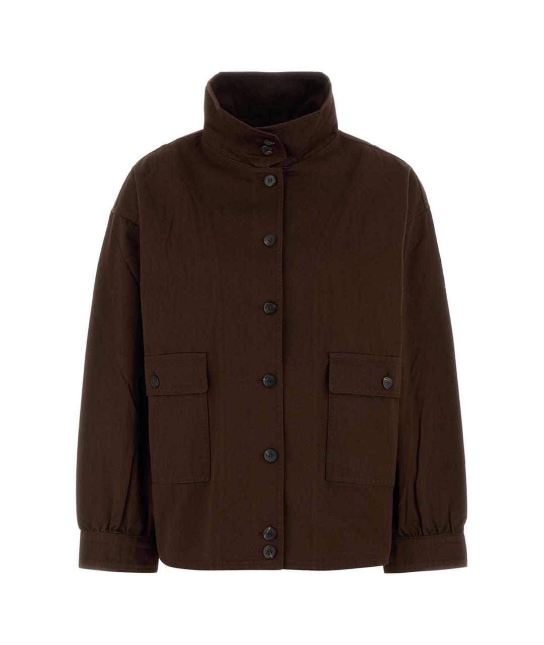 PRADA Коричневая хлопковая куртка, фото 1